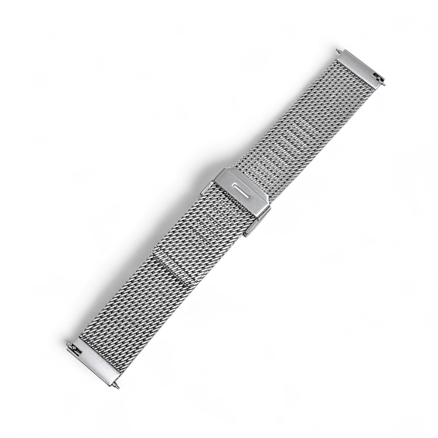 Tight Weave Mesh Watch Bracelet 316L Stainless Steel 20mm 22mm - Wrist Envy