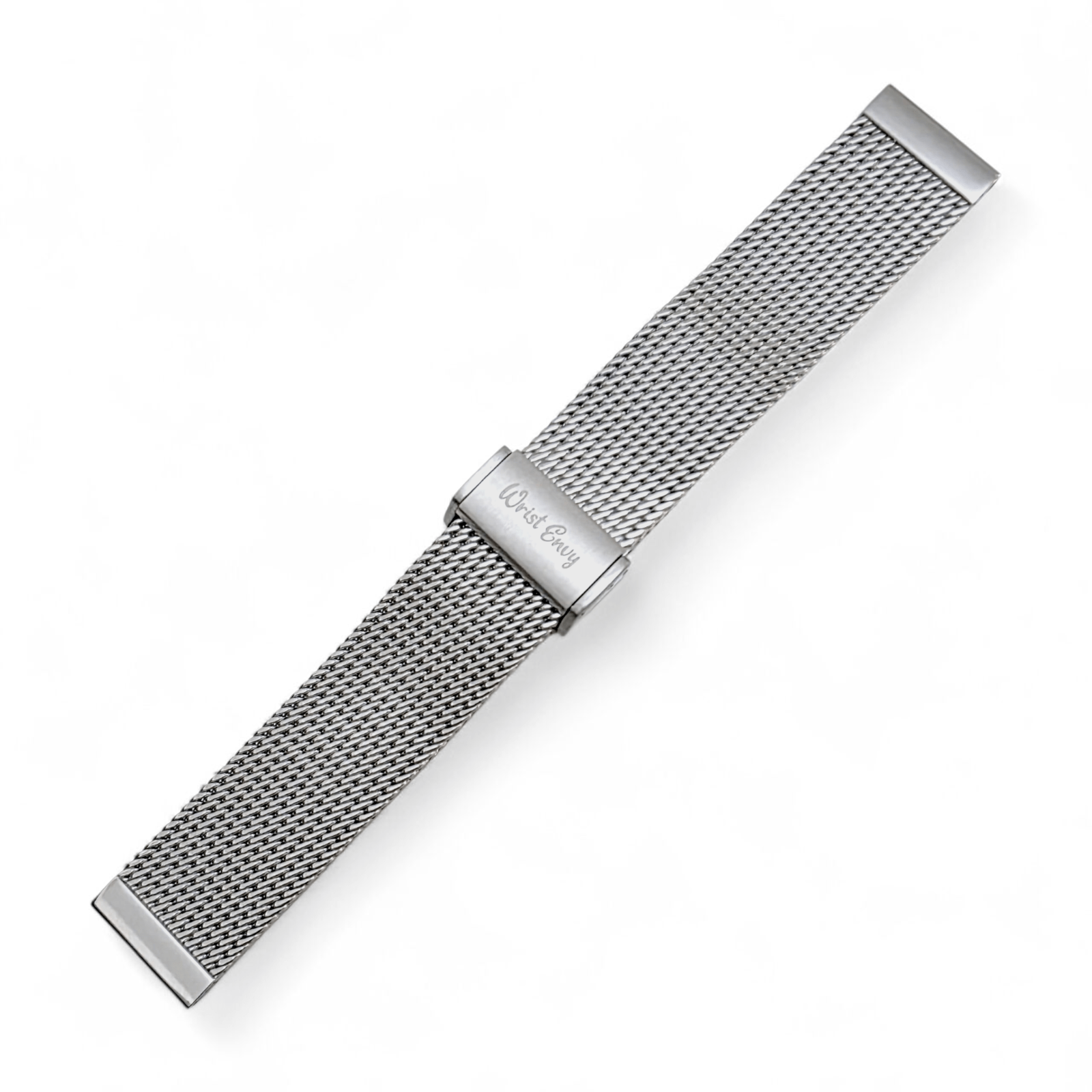 Tight Weave Mesh Watch Bracelet 316L Stainless Steel 20mm 22mm - Wrist Envy