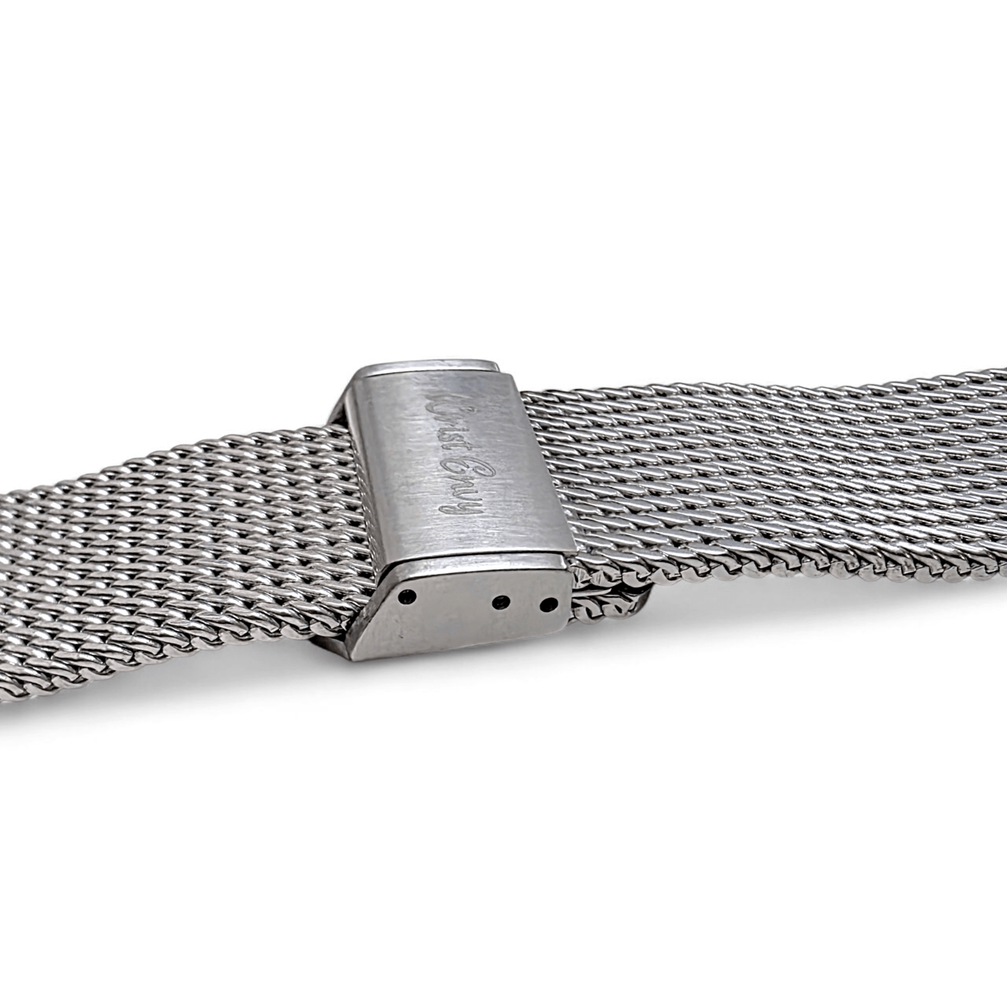 Tight Weave Mesh Watch Bracelet 316L Stainless Steel 20mm 22mm - Wrist Envy