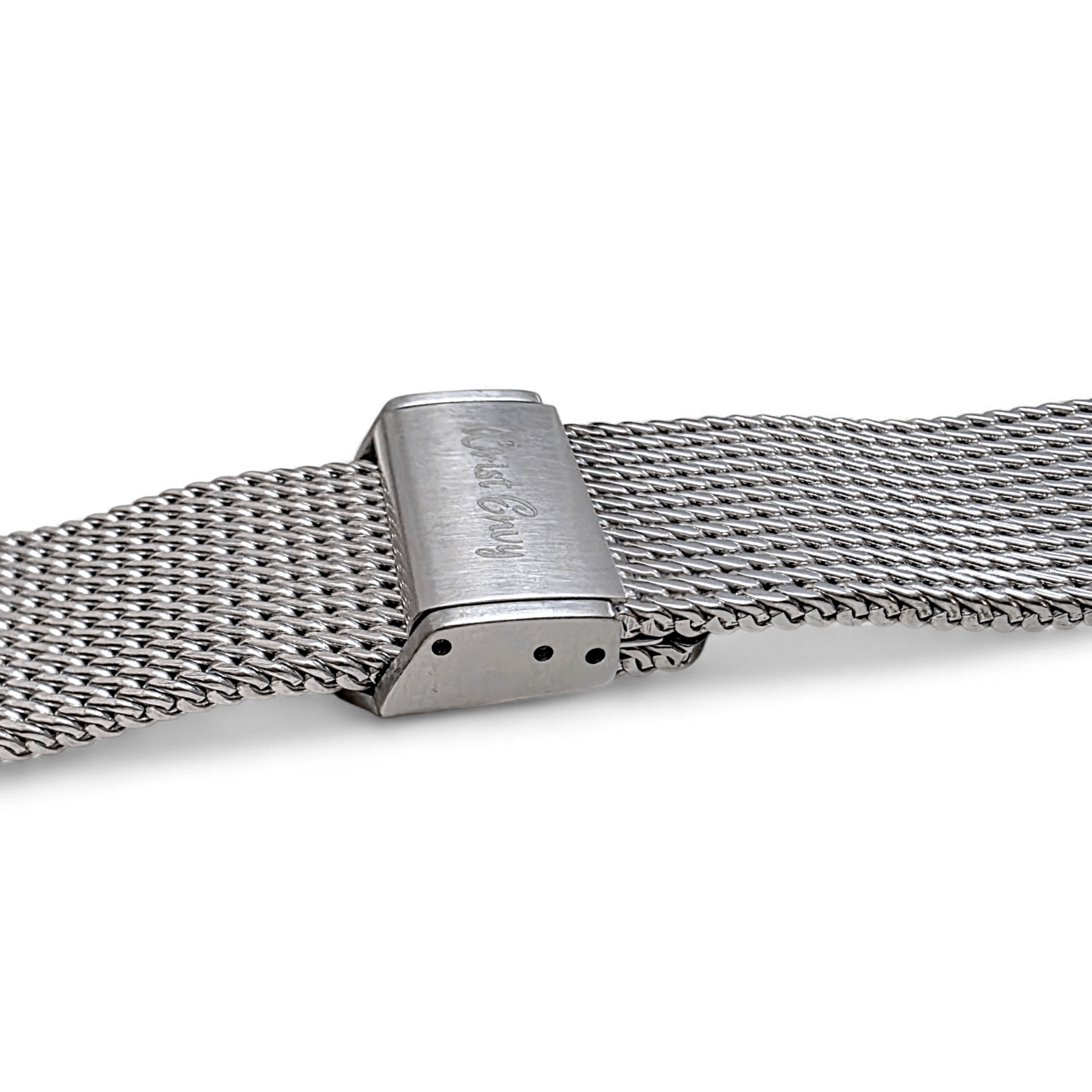 Tight Weave Mesh Watch Bracelet 316L Stainless Steel 20mm 22mm - Wrist Envy