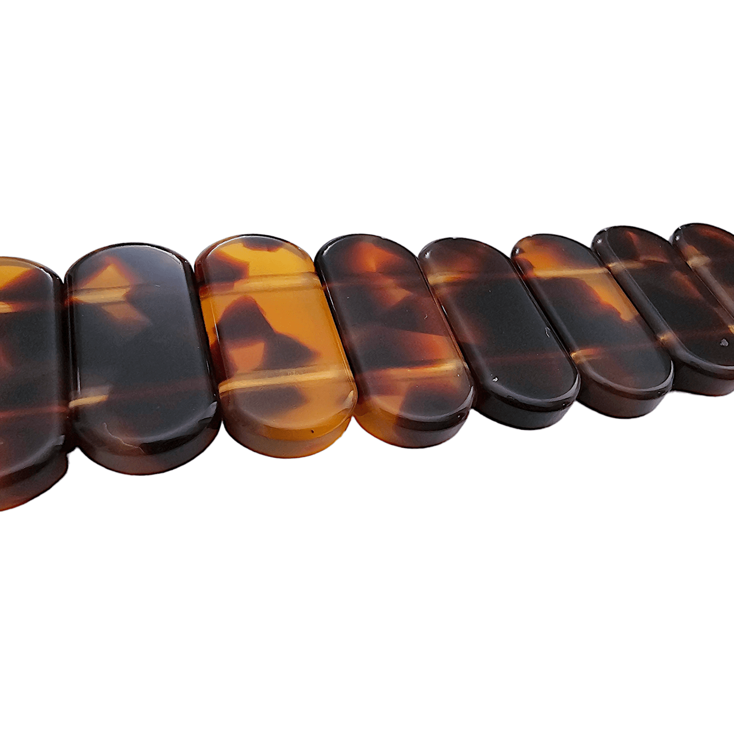 Tortoise Resin Stretch bracelet for Apple Watch Strap Band - Wrist Envy