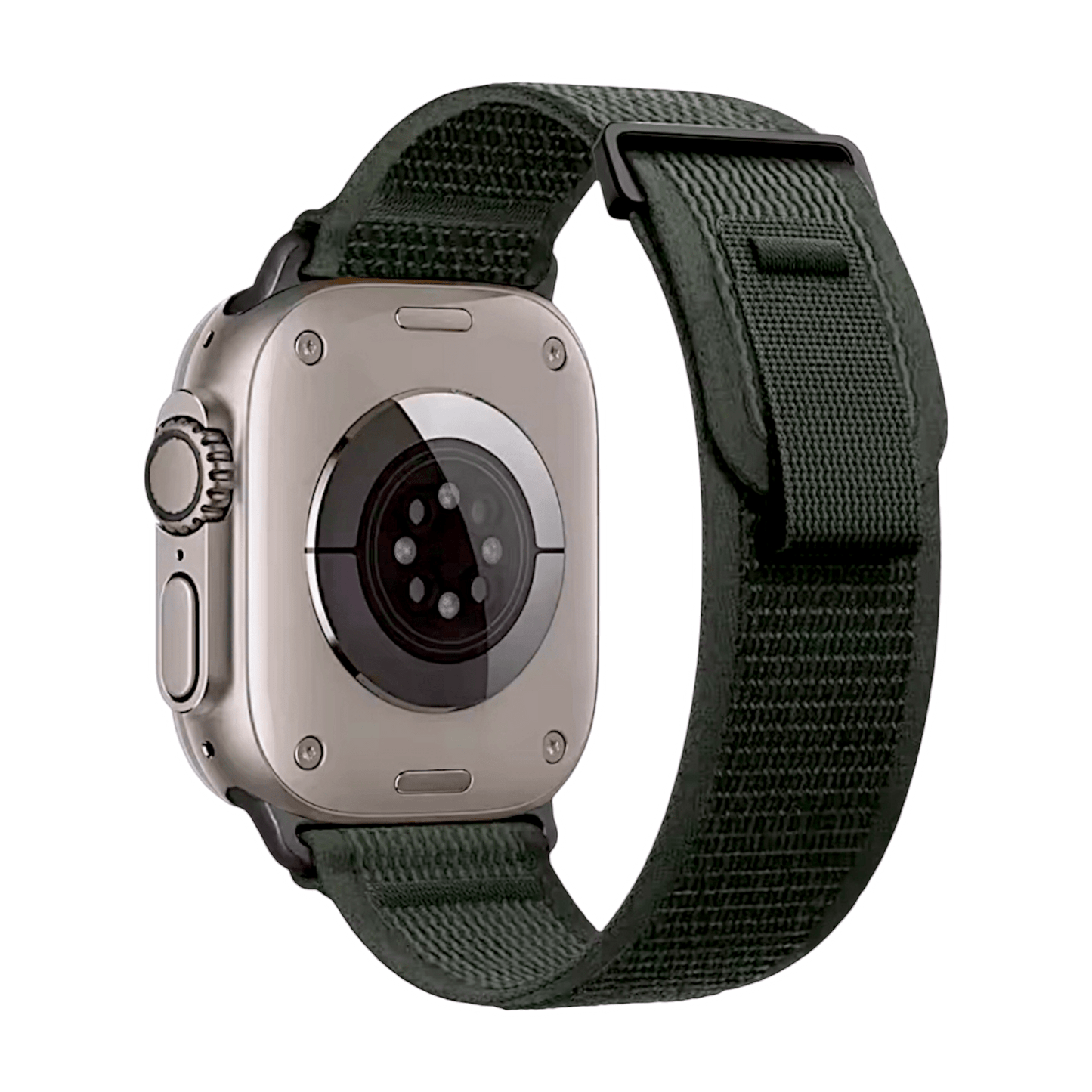 Trail Loop Nylon Stretch Strap For Apple Watch Army Green - Wrist Envy