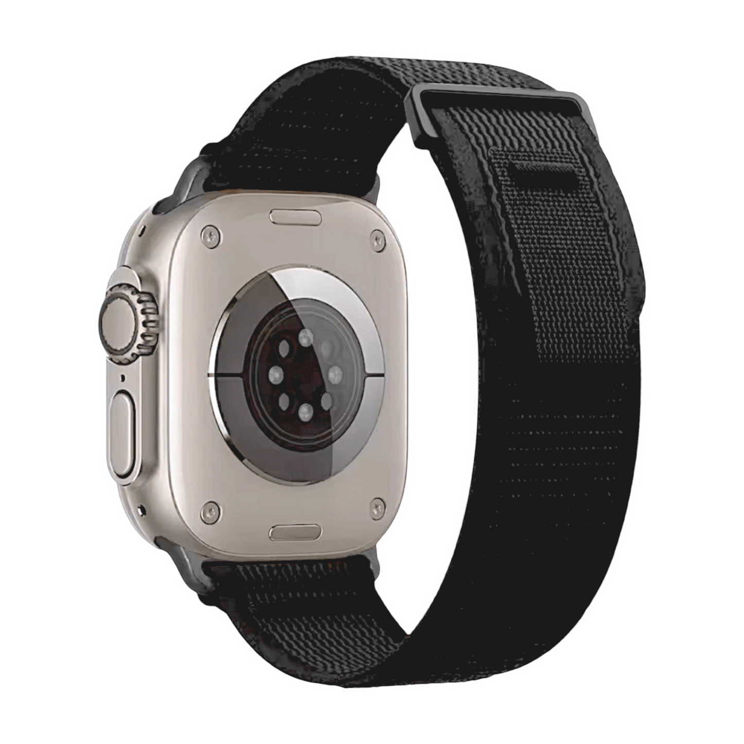 Trail Loop Nylon Stretch Strap For Apple Watch Black - Wrist Envy