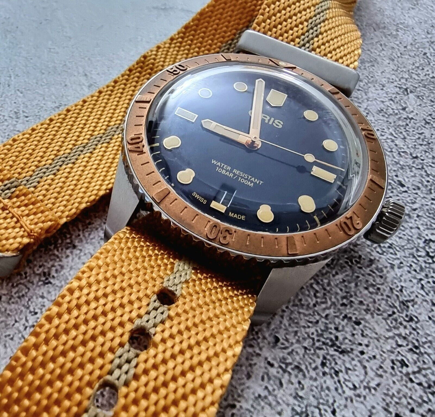 Tudor Style Buckle Nylon Military Watch Strap 20mm 22mm - Wrist Envy