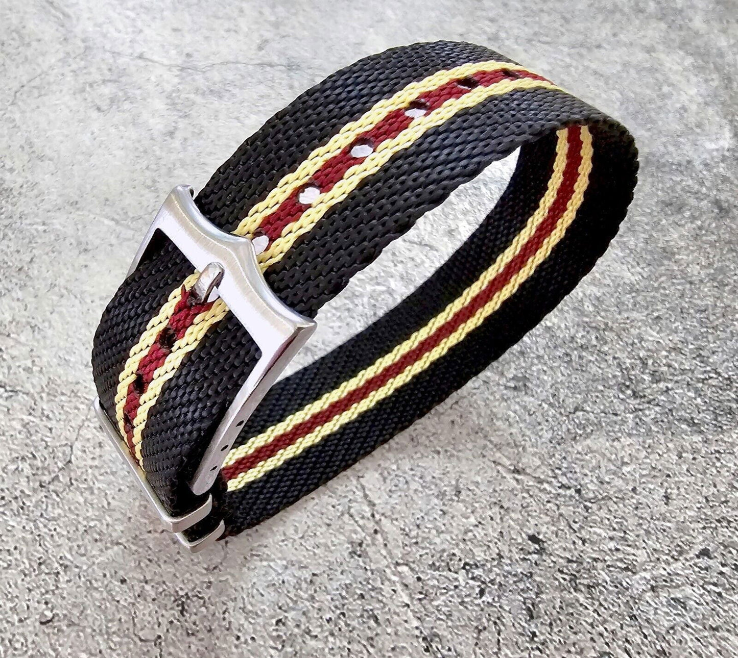 Tudor Style Buckle Nylon Military Watch Strap 20mm 22mm - Wrist Envy