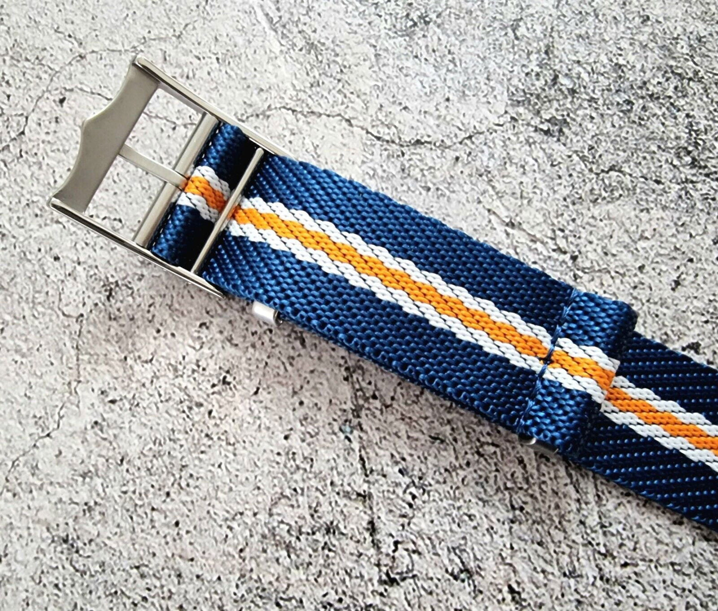 Tudor Style Buckle Nylon Military Watch Strap 20mm 22mm - Wrist Envy