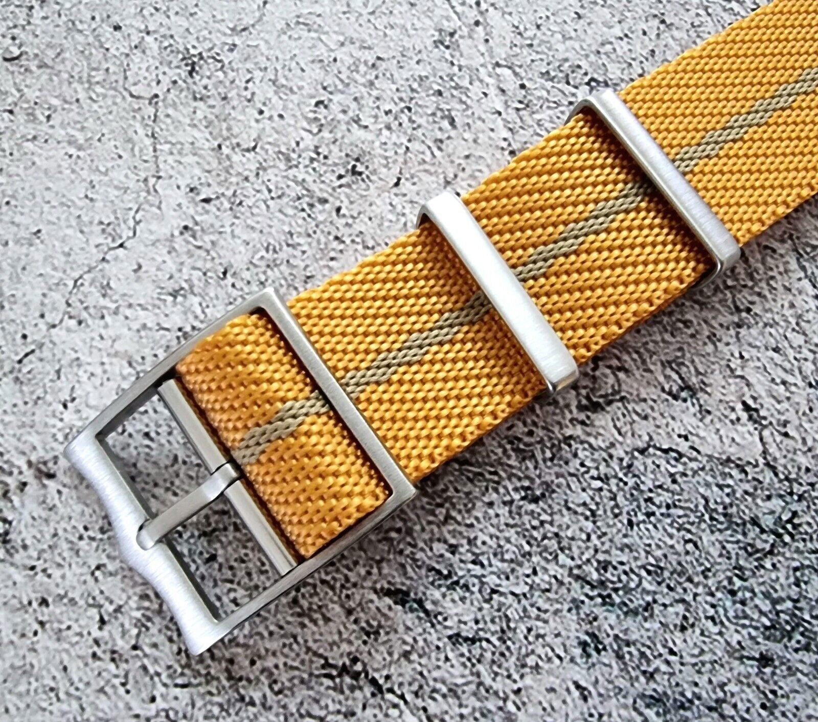 Tudor Style Buckle Nylon Military Watch Strap 20mm 22mm - Wrist Envy