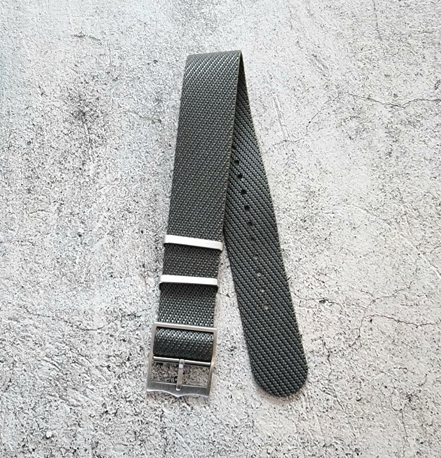 Tudor Style Buckle Nylon Military Watch Strap 20mm 22mm - Wrist Envy