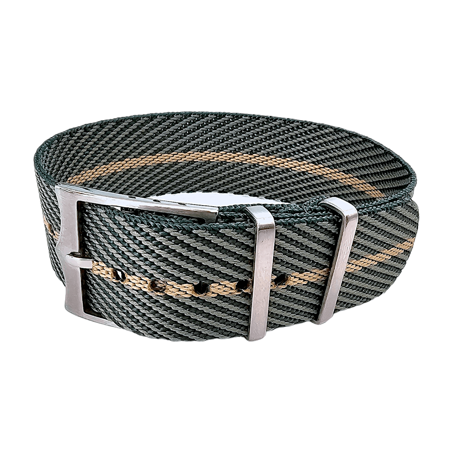 Tudor Style Buckle Nylon Military Watch Strap 20mm 22mm - Wrist Envy