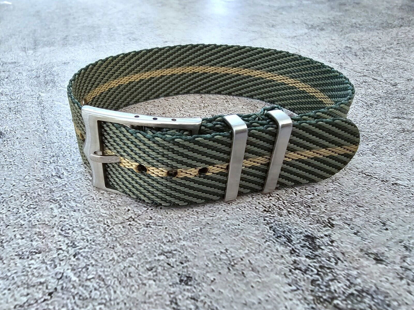 Tudor Style Buckle Nylon Military Watch Strap 20mm 22mm - Wrist Envy