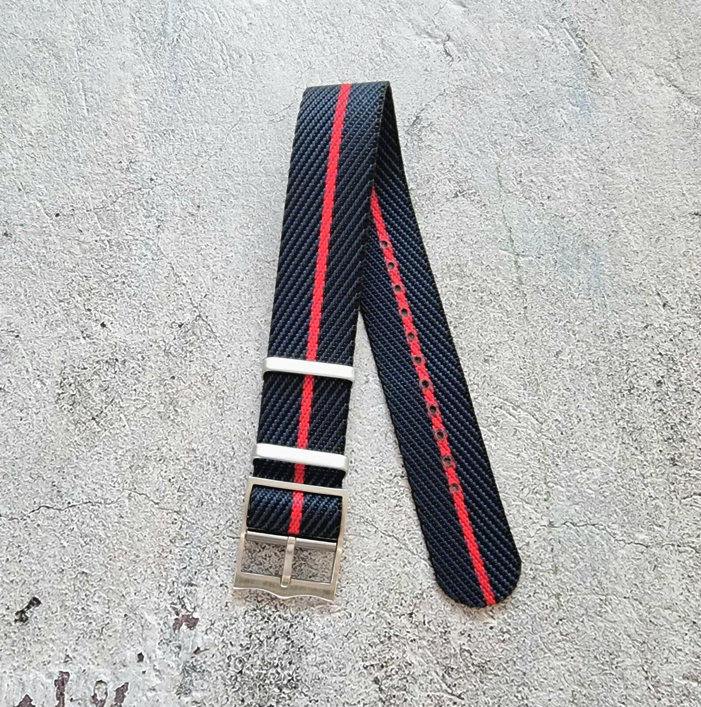 Tudor Style Buckle Nylon Military Watch Strap 20mm 22mm - Wrist Envy