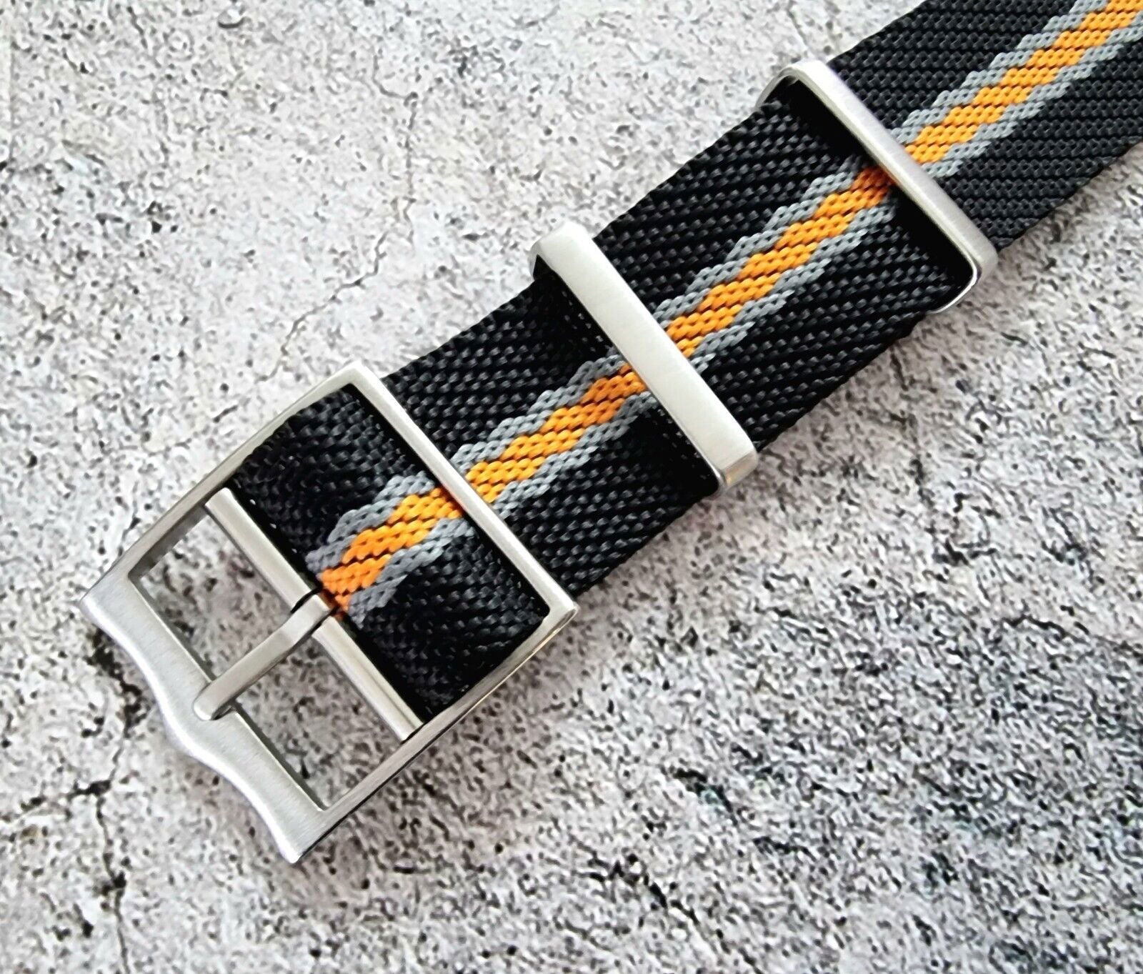 Tudor Style Buckle Nylon Military Watch Strap 20mm 22mm - Wrist Envy