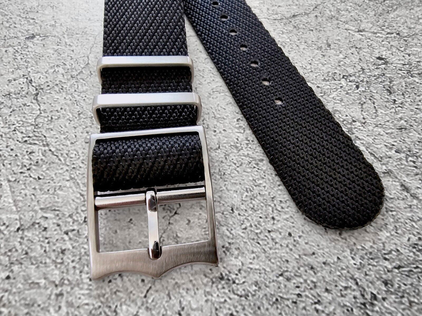 Tudor Style Buckle Nylon Military Watch Strap 20mm 22mm - Wrist Envy