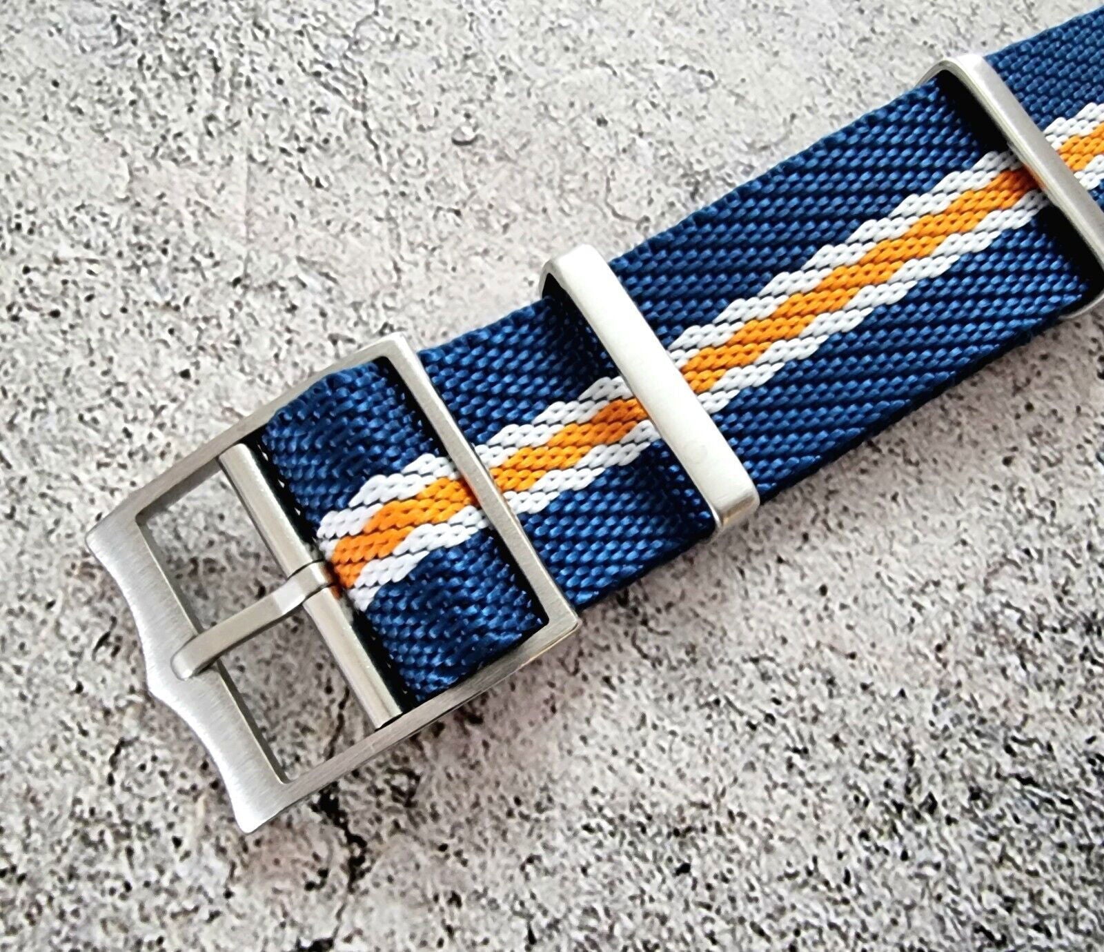 Tudor Style Buckle Nylon Military Watch Strap 20mm 22mm - Wrist Envy