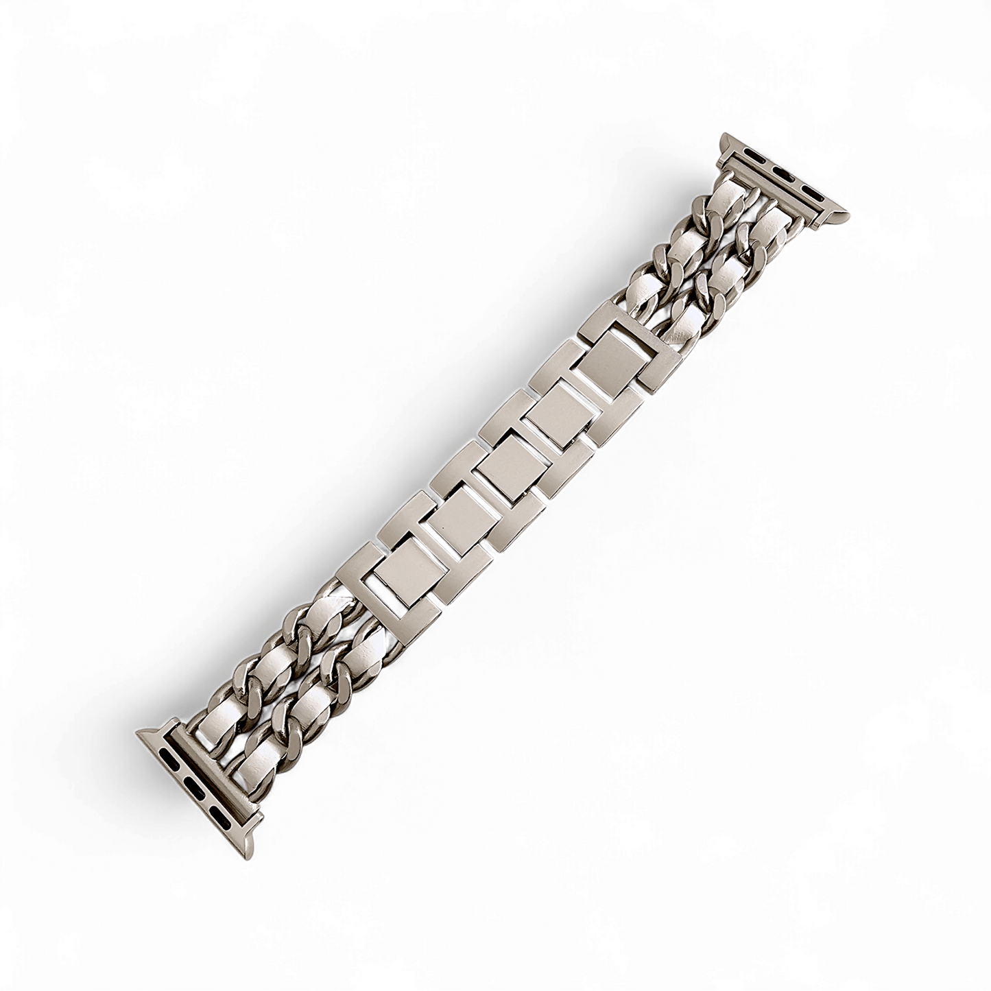Twisted Lace Metal Bracelet for Apple Watch Starlight - Wrist Envy