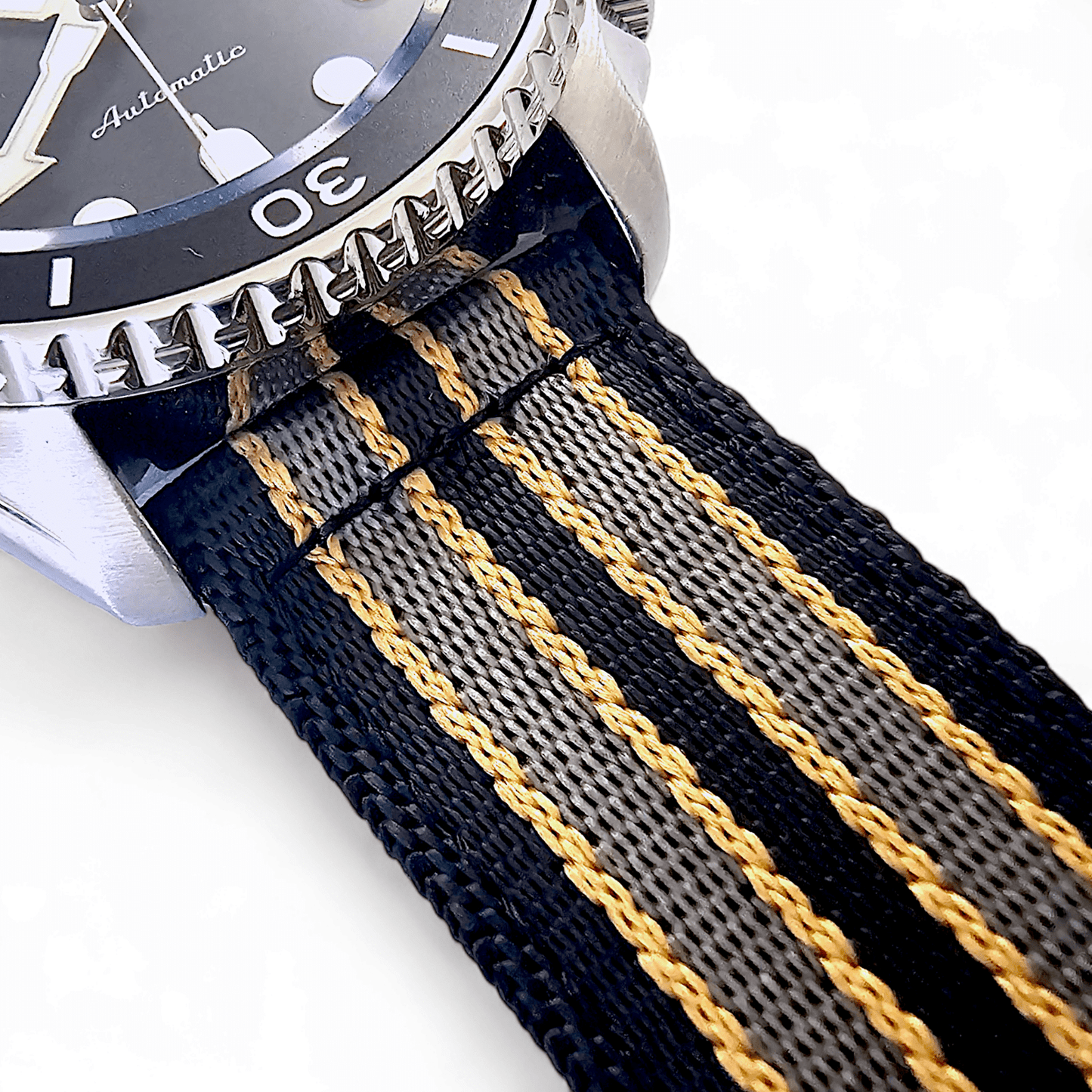 Two Piece Nylon Military Canvas Watch Strap Band Army Military Bond 20mm 22mm Mens - Wrist Envy