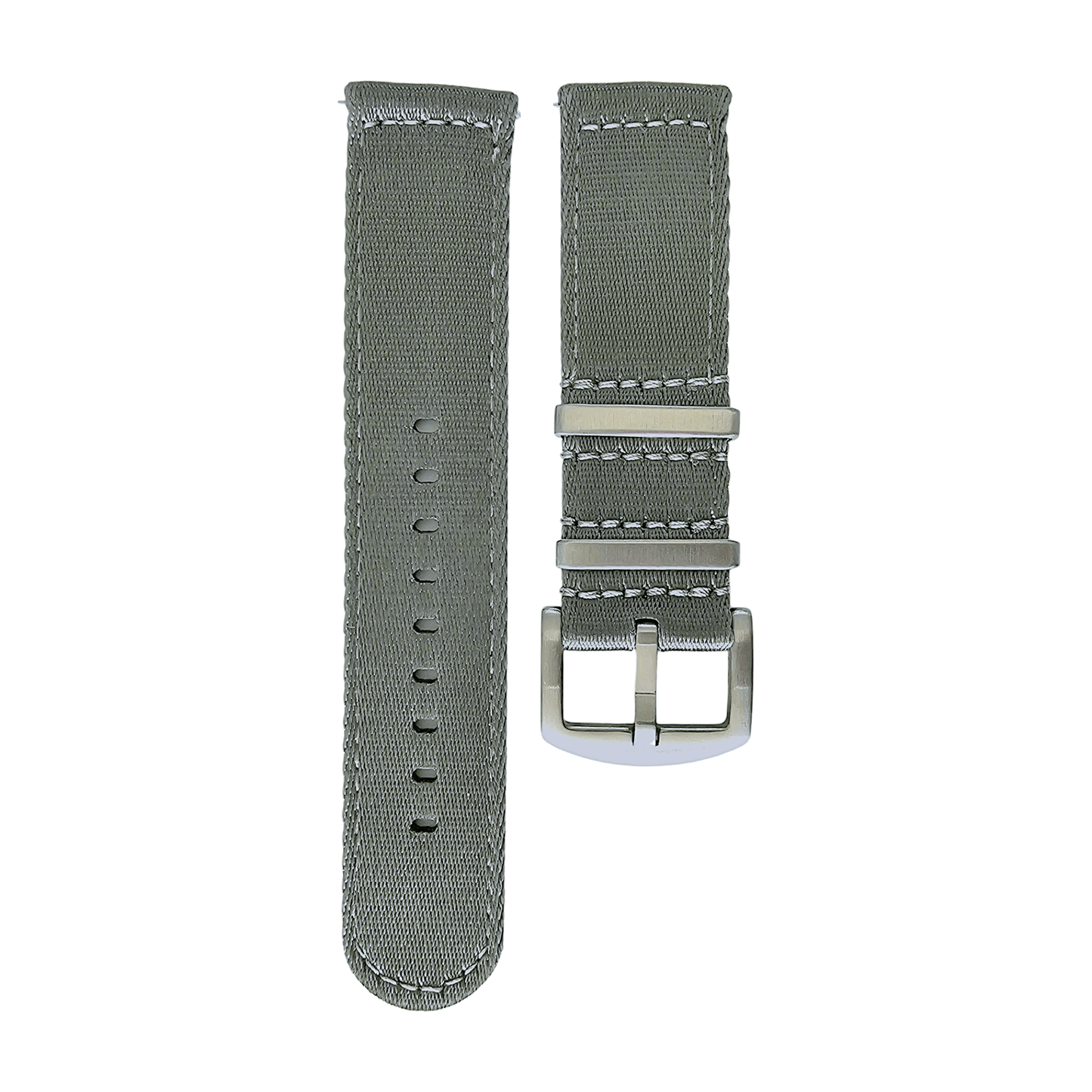 Two Piece Nylon Military Canvas Watch Strap Band Army Military Bond 20mm 22mm Mens - Wrist Envy