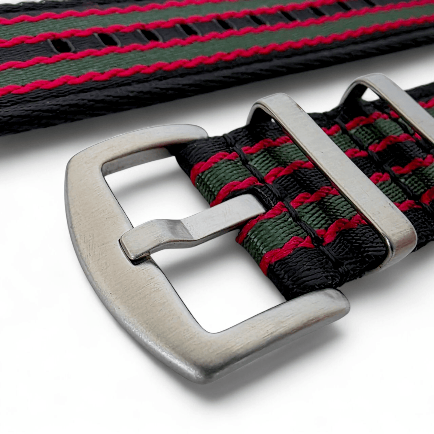 Two Piece Nylon Military Canvas Watch Strap Band Army Military Bond 20mm 22mm Mens - Wrist Envy