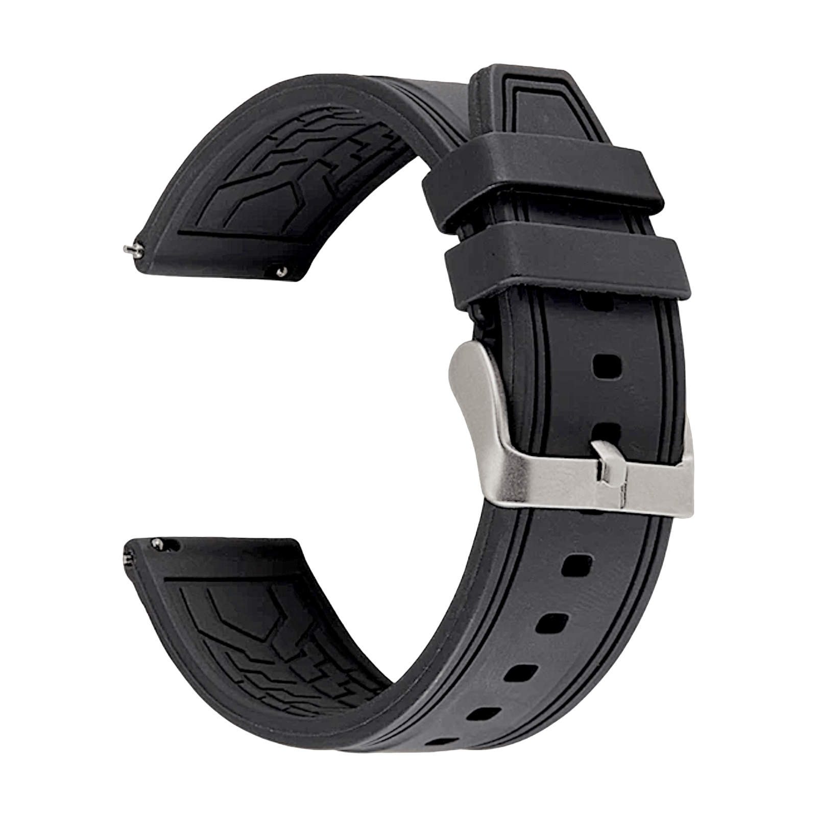 Two Tone Silicone Rubber Divers Watch Strap Band 20mm 22mm 24mm - Wrist Envy