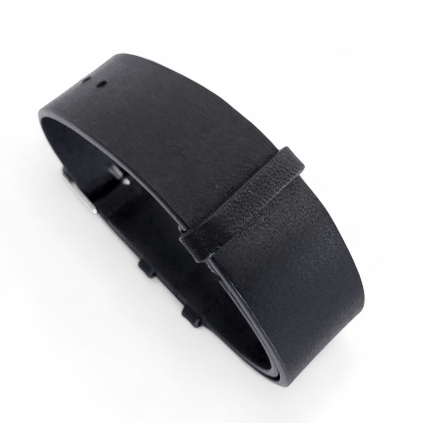 Vanguard Horween Leather Military Watch Strap 20mm 22mm Black - Wrist Envy
