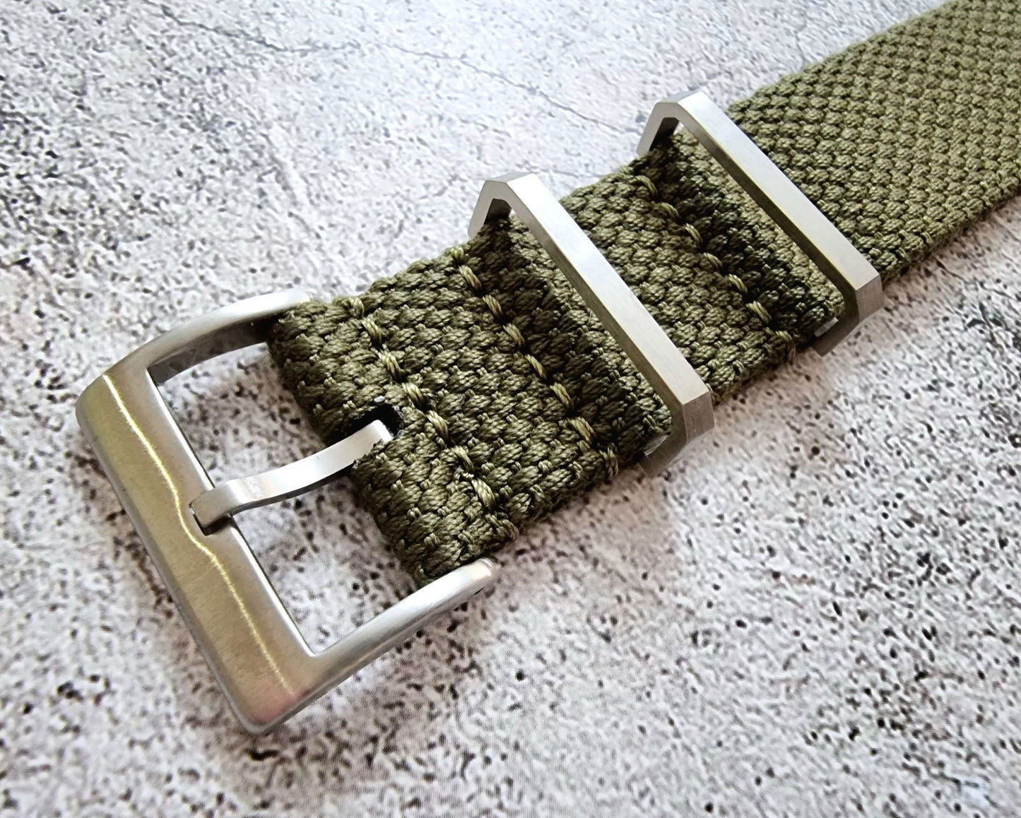 Woven Soft Cotton Nylon Military Watch Strap 20mm 22mm - Wrist Envy