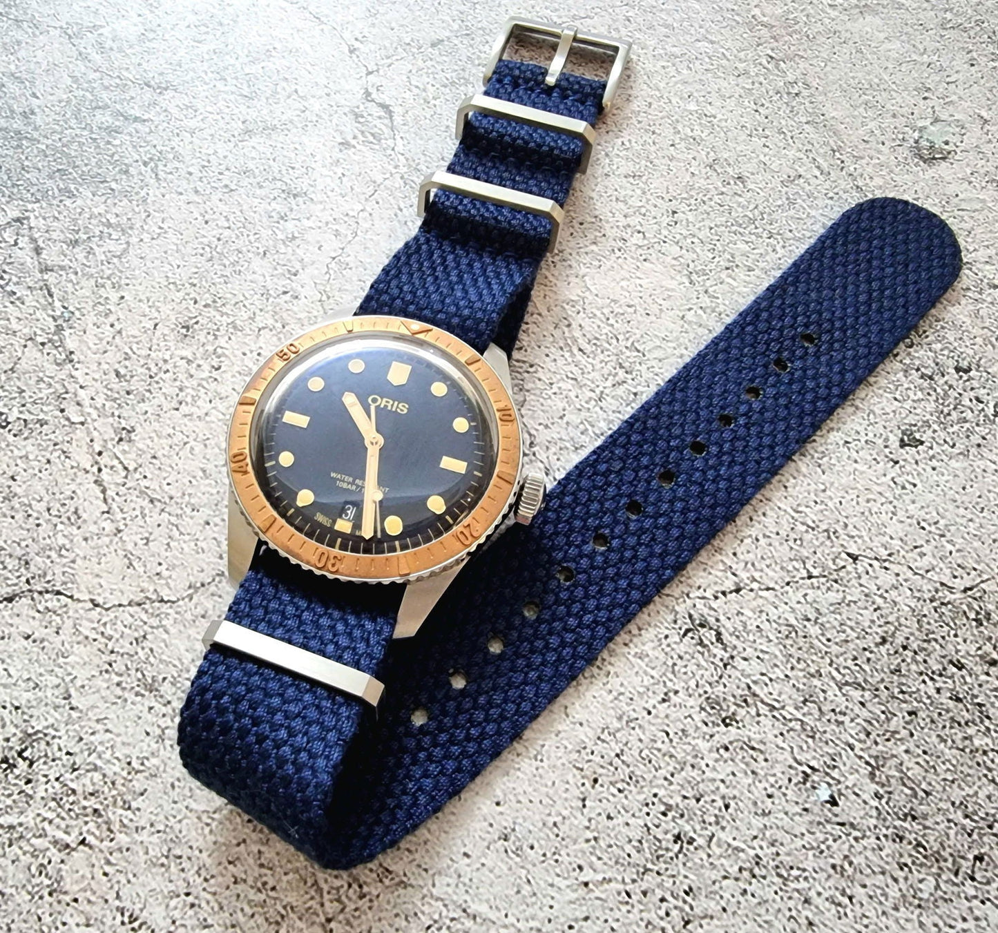 Woven Soft Cotton Nylon Military Watch Strap 20mm 22mm - Wrist Envy