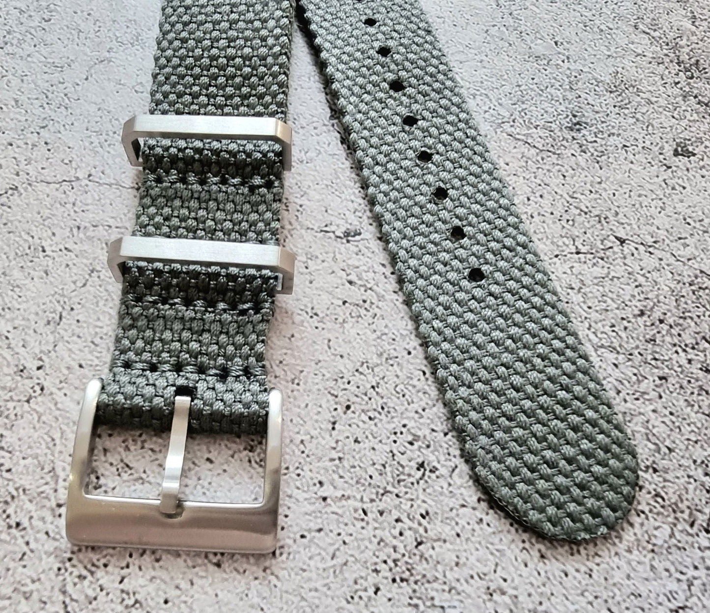 Woven Soft Cotton Nylon Military Watch Strap 20mm 22mm - Wrist Envy