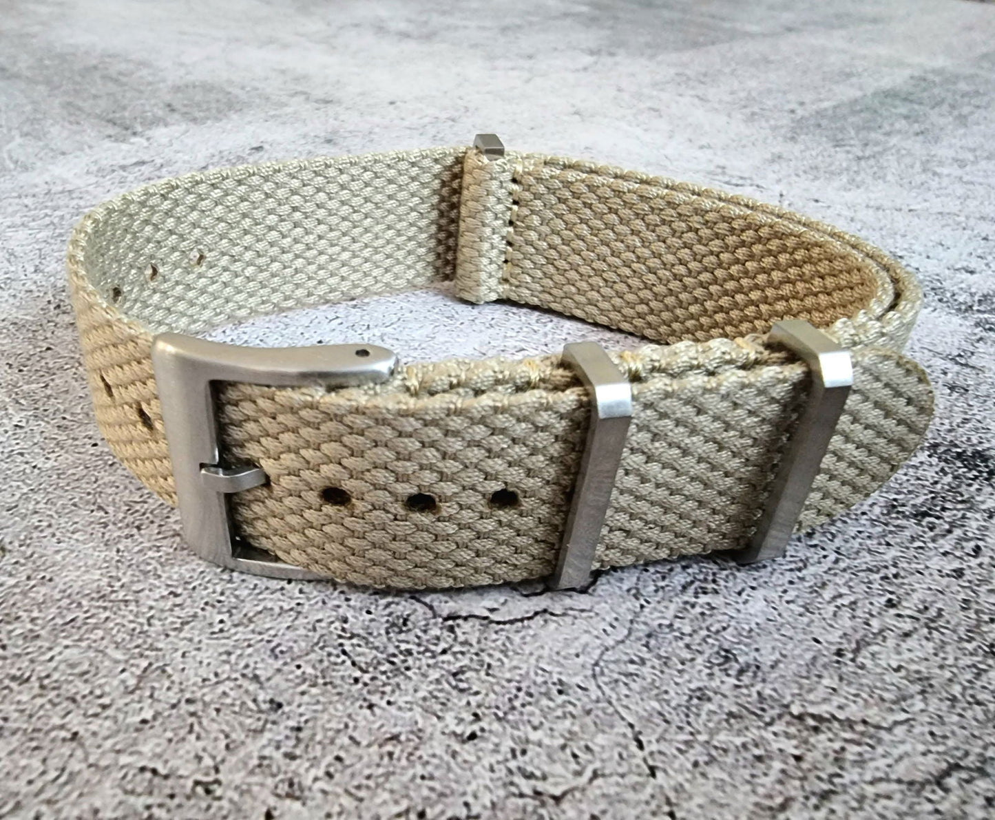 Woven Soft Cotton Nylon Military Watch Strap 20mm 22mm - Wrist Envy