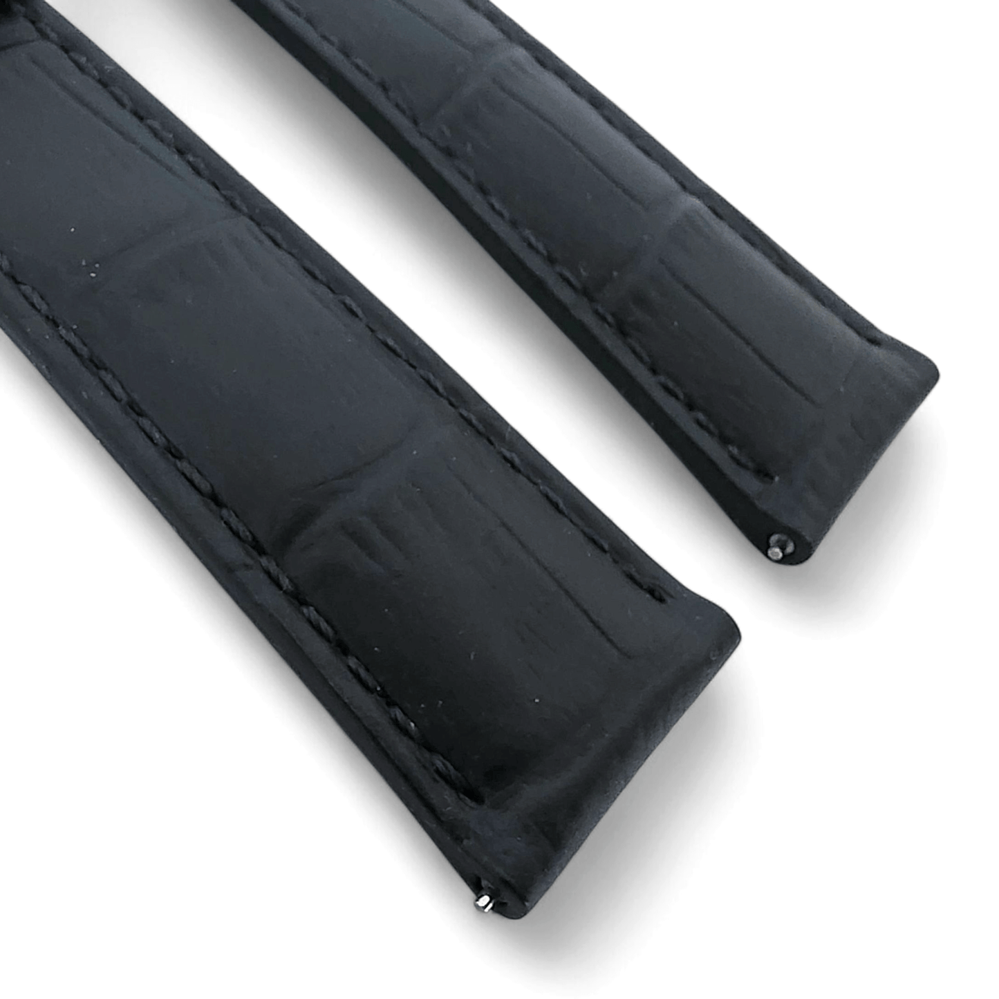 Wrist Envy Gator Print Italian Leather Watch Strap Band 20mm 22mm Quick Release - Wrist Envy