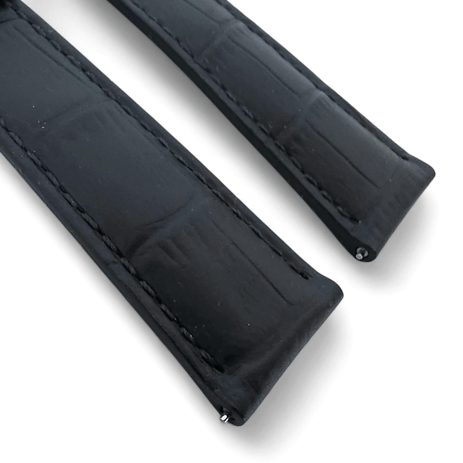 Wrist Envy Gator Print Italian Leather Watch Strap Band 20mm 22mm Quick Release - Wrist Envy