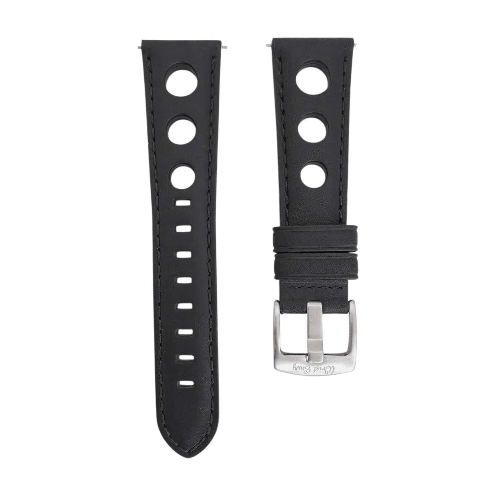 Wrist Envy Horween Leather Rally Racing Watch Strap Band Quick Release 20m 22mm - Wrist Envy