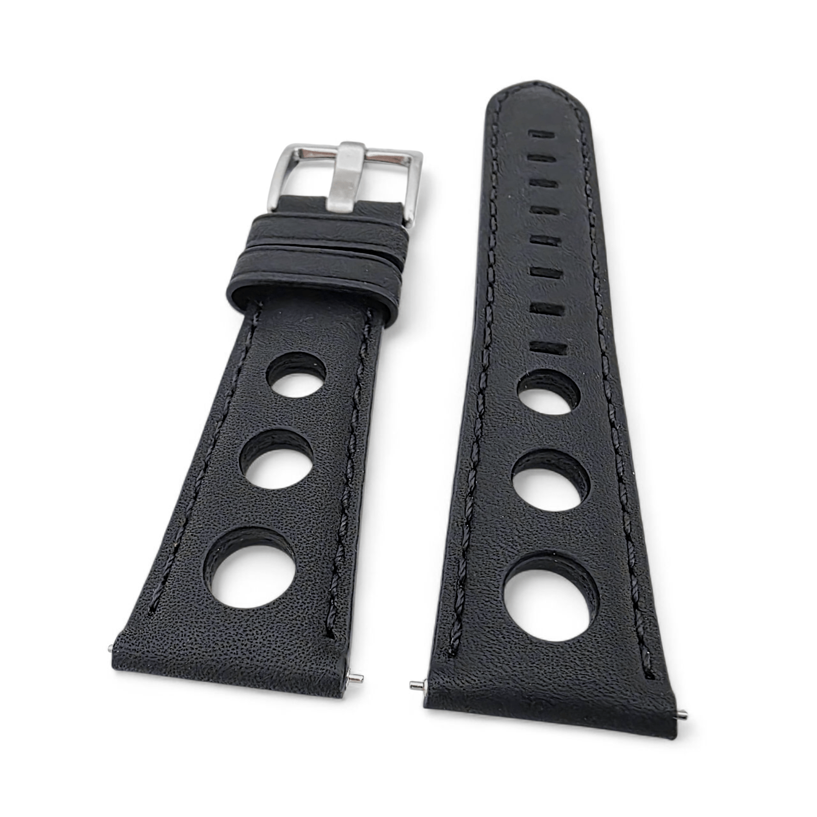 Wrist Envy Horween Leather Rally Racing Watch Strap Band Quick Release 20m 22mm - Wrist Envy