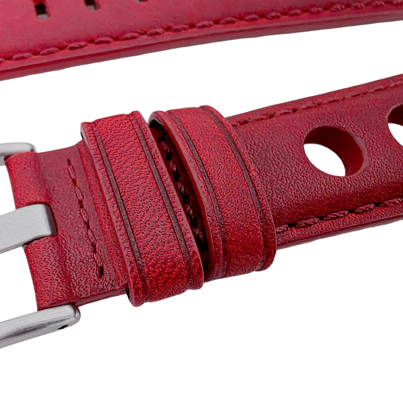 Wrist Envy Horween Leather Rally Racing Watch Strap Band Quick Release 20m 22mm - Wrist Envy