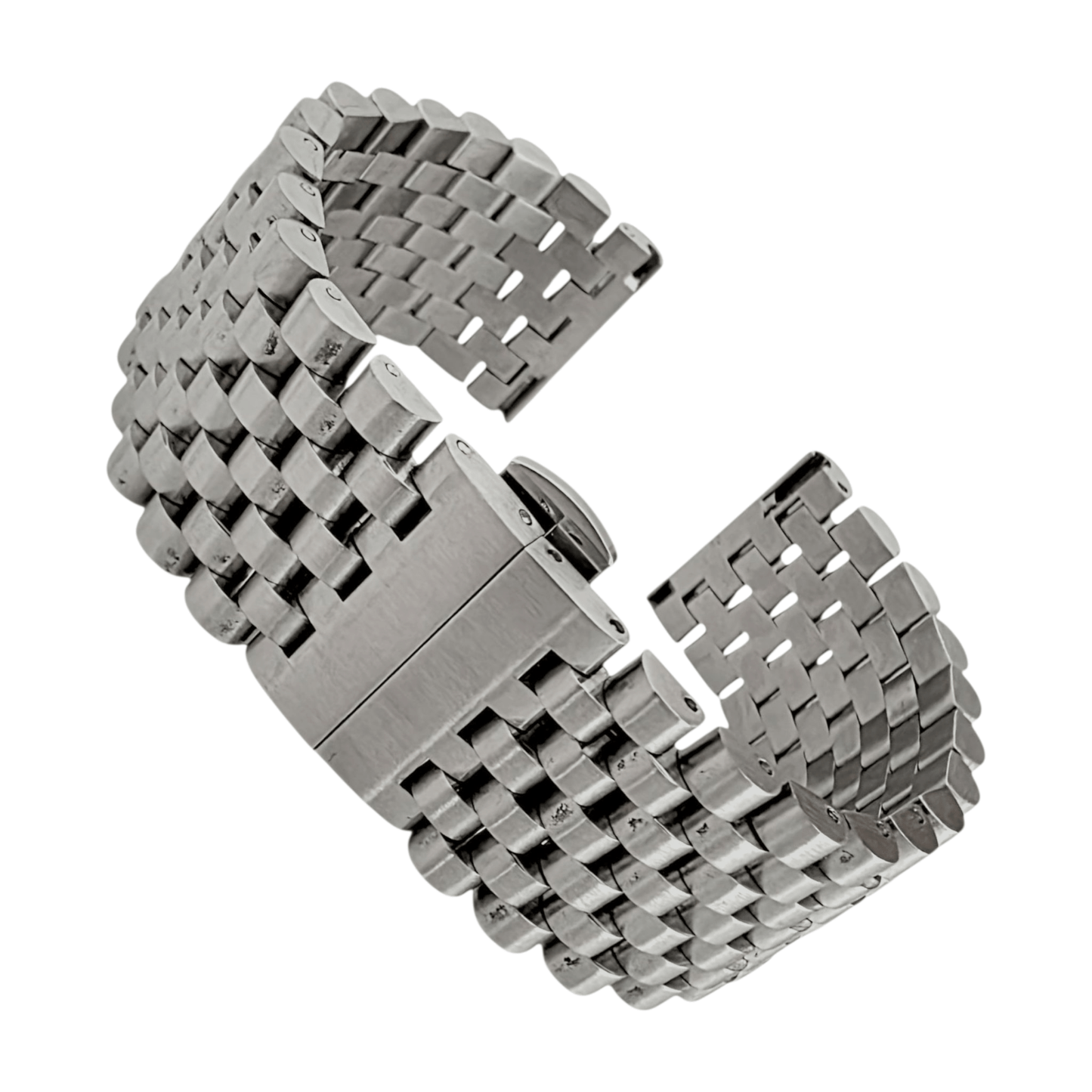 Wrist Envy Solid 316L Stainless Steel Watch Strap Band Bracelet 20mm 22mm Mens - Wrist Envy