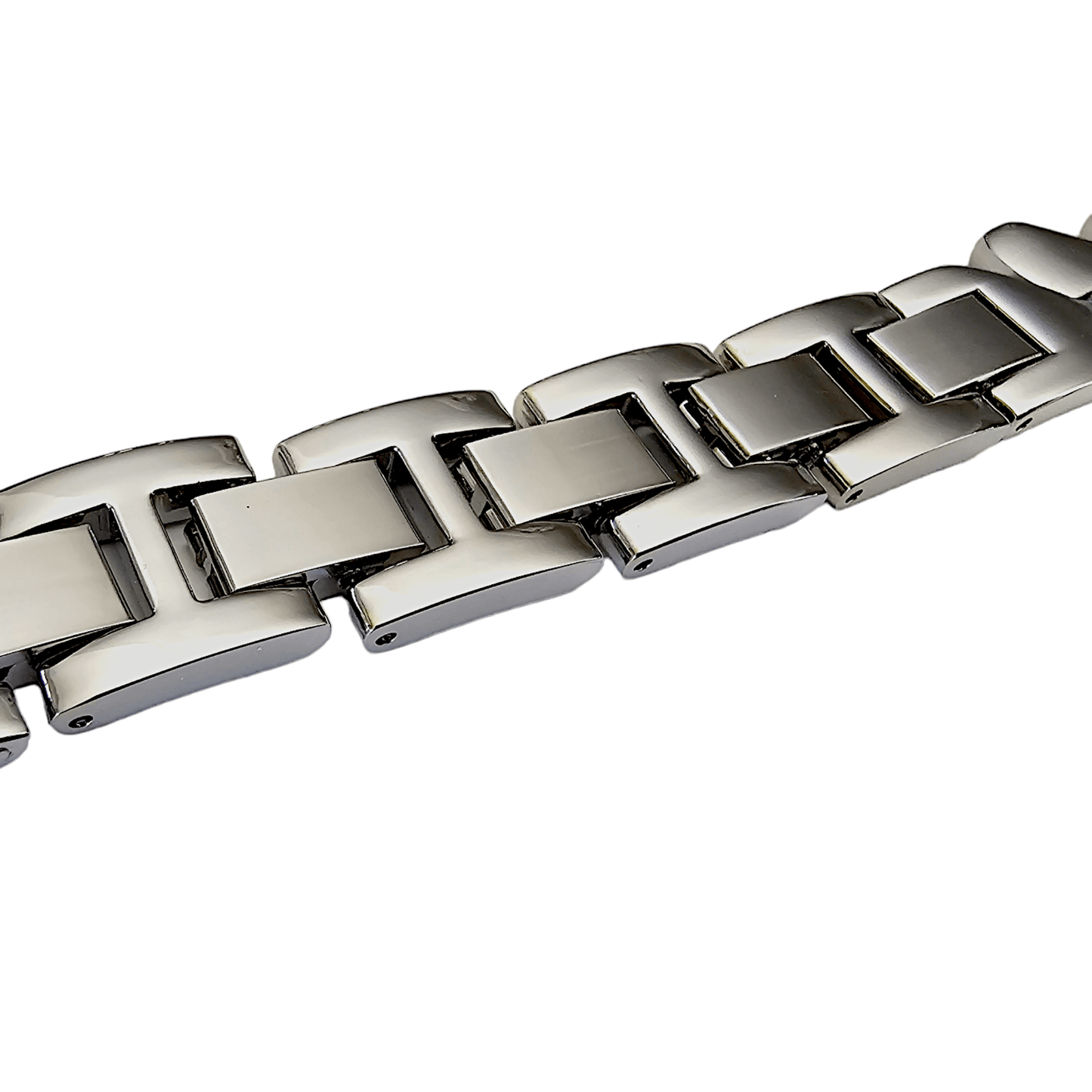 Zig Zag wave pattern bracelet for Apple Watch Strap Band Silver - Wrist Envy