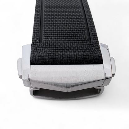 FKM Rubber Watch Strap Band Deployment Clasp Divers Quick Release 20mm 21mm 22mm