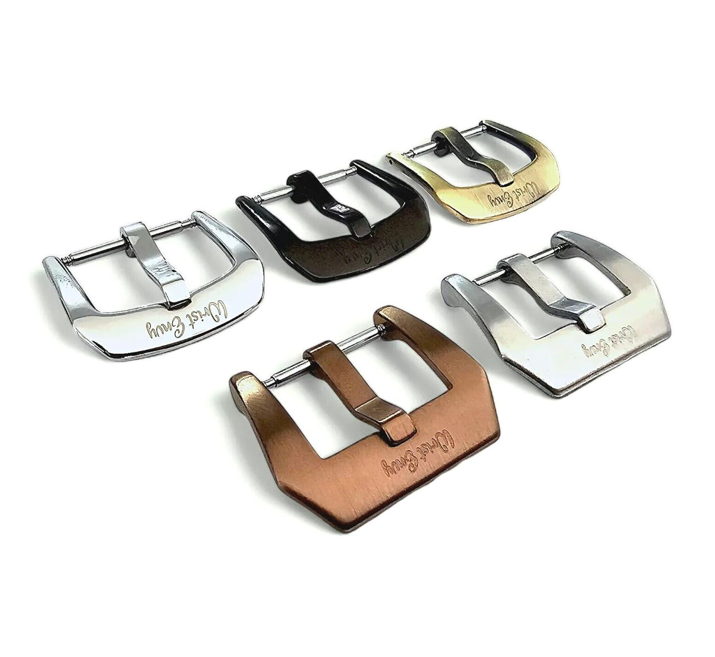 Replacement Stainless Steel Watch Buckle for Watch Straps 16mm 18mm 20mm