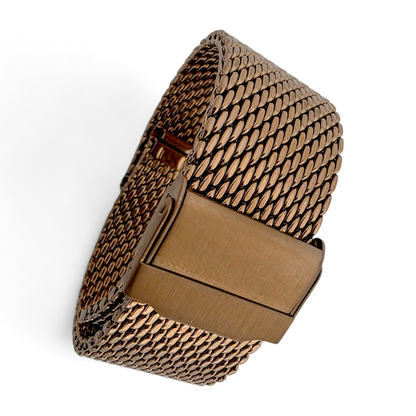 Bronze PVD High Quality Shark Mesh 2.7mm Thick Watch Strap Band  20 mm 22 mm UK