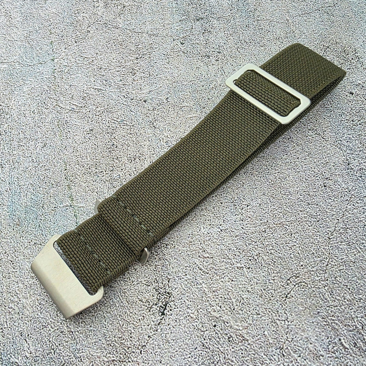 Premium Elastic Nylon French Marine Nationale Watch Strap 18mm 20mm 22mm