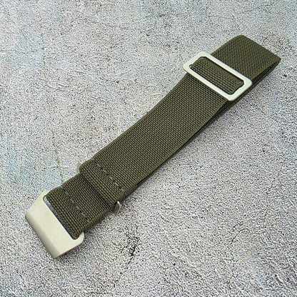 Premium Elastic Nylon French Marine Nationale Watch Strap 18mm 20mm 22mm