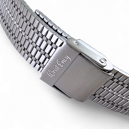 Classic Vintage Retro Mesh Bracelet 316L Stainless Steel Watch Strap 18 20 22 mm