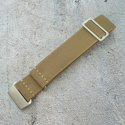 Premium Elastic Nylon French Marine Nationale Watch Strap 18mm 20mm 22mm