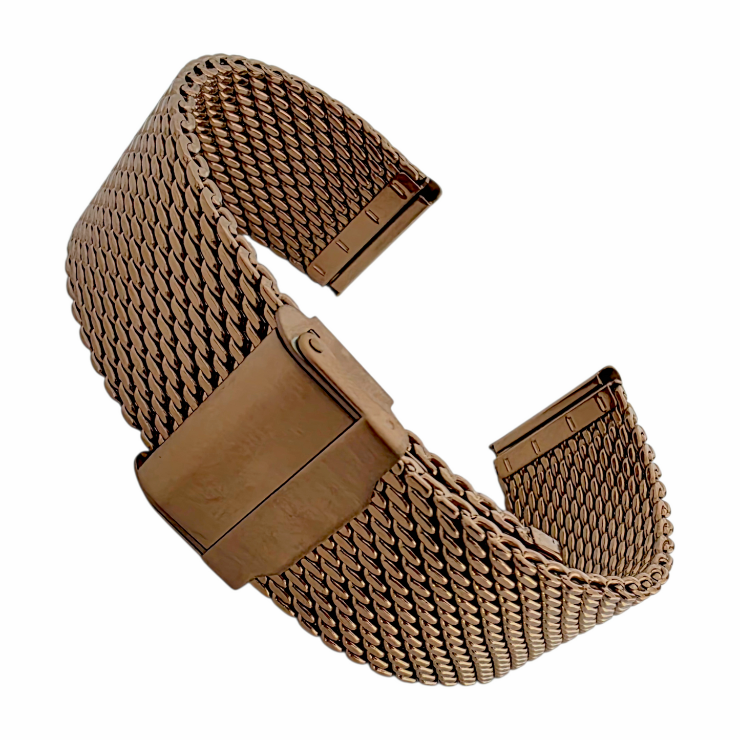Bronze PVD High Quality Shark Mesh 2.7mm Thick Watch Strap Band  20 mm 22 mm UK