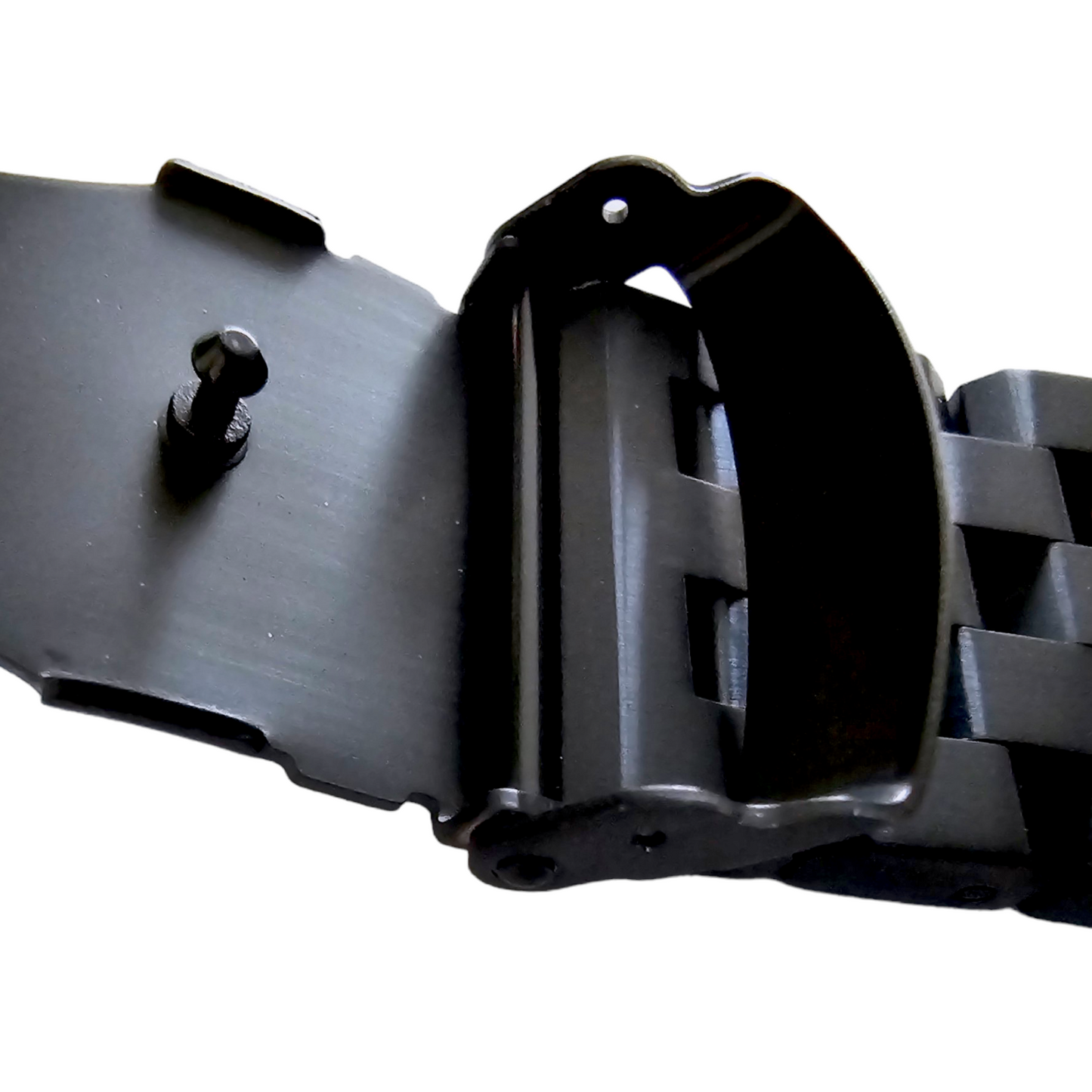 Solid Stainless Steel Watch Strap Band Bracelet Heavy Black PVD 20mm 22mm Mens