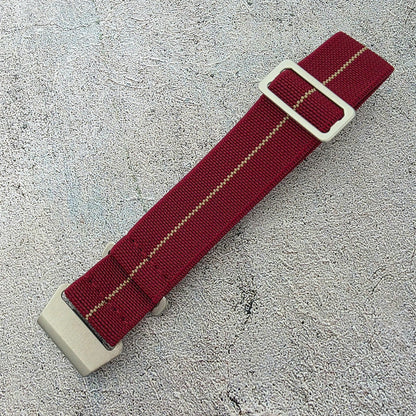 Premium Elastic Nylon French Marine Nationale Watch Strap 18mm 20mm 22mm