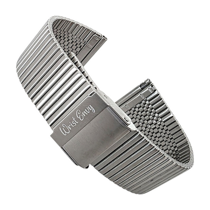 Wrist Envy Retro Metal Watch Bracelet 316L Stainless Steel Strap 18 20 22 mm UK