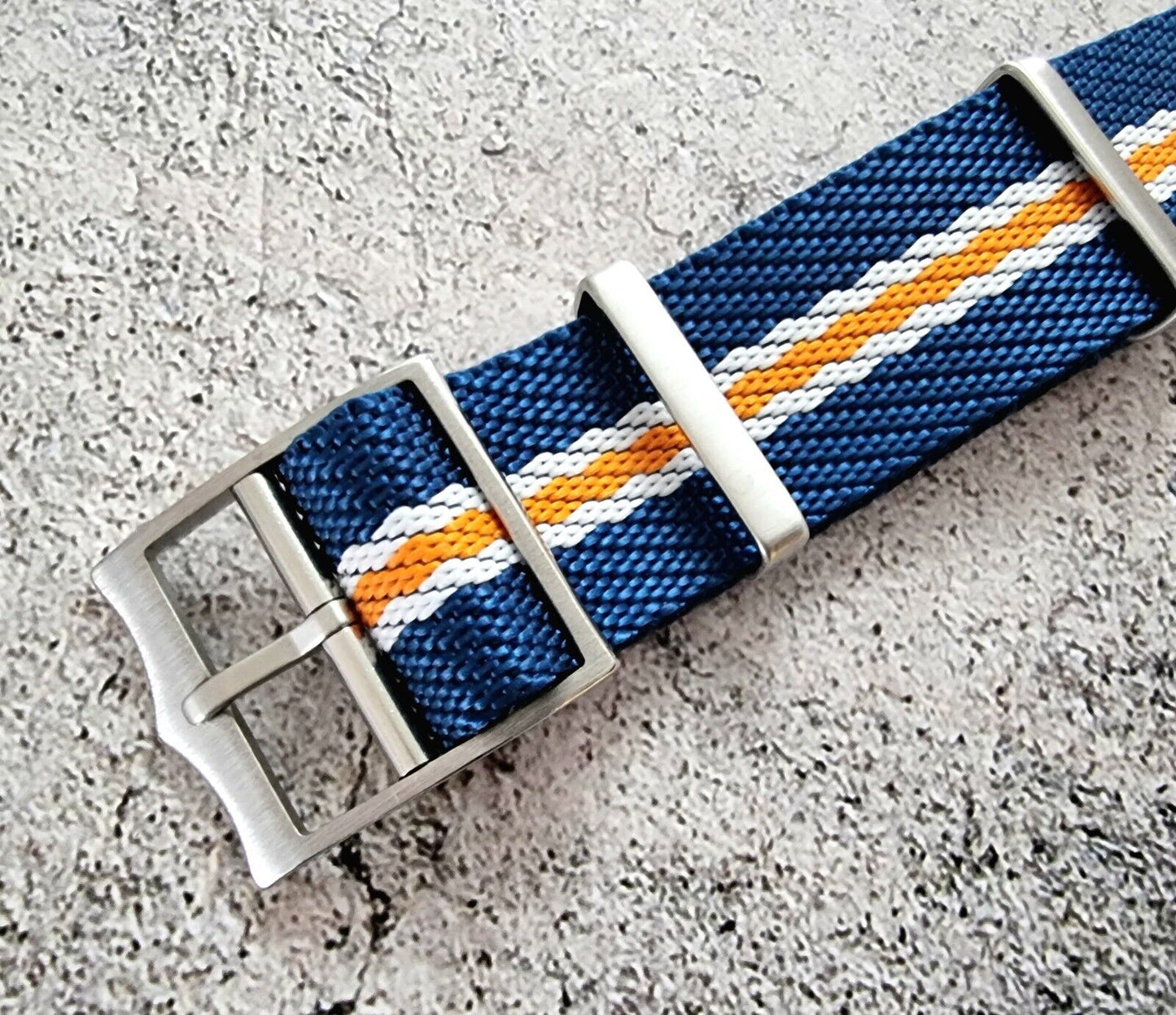 Tudor Style Buckle Nylon NATO Watch Strap 20mm 22mm