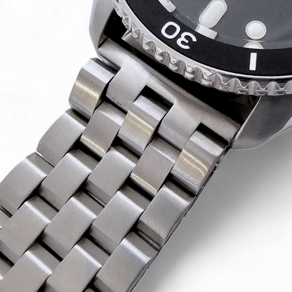 Solid Stainless Steel Watch Strap Band Bracelet Heavy Black PVD 20mm 22mm Mens