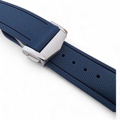 FKM Rubber Watch Strap Band Deployment Clasp Divers Quick Release 20mm 21mm 22mm