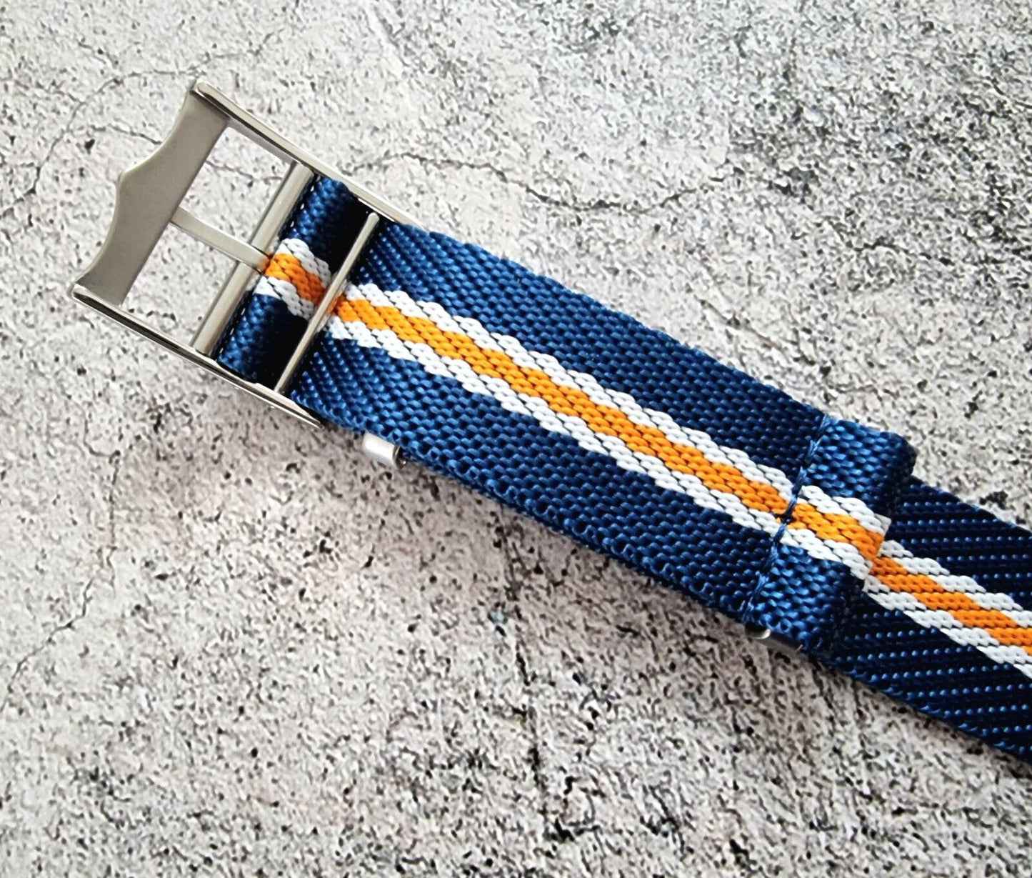 Tudor Style Buckle Nylon NATO Watch Strap 20mm 22mm